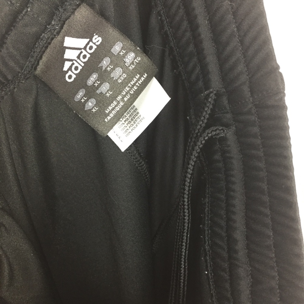 Adidas Black Sweat Pants XL Athletic Sweatpants - Picture 7 of 8